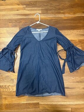 The Vanity Room V-Neck Bell Sleeve Tunic